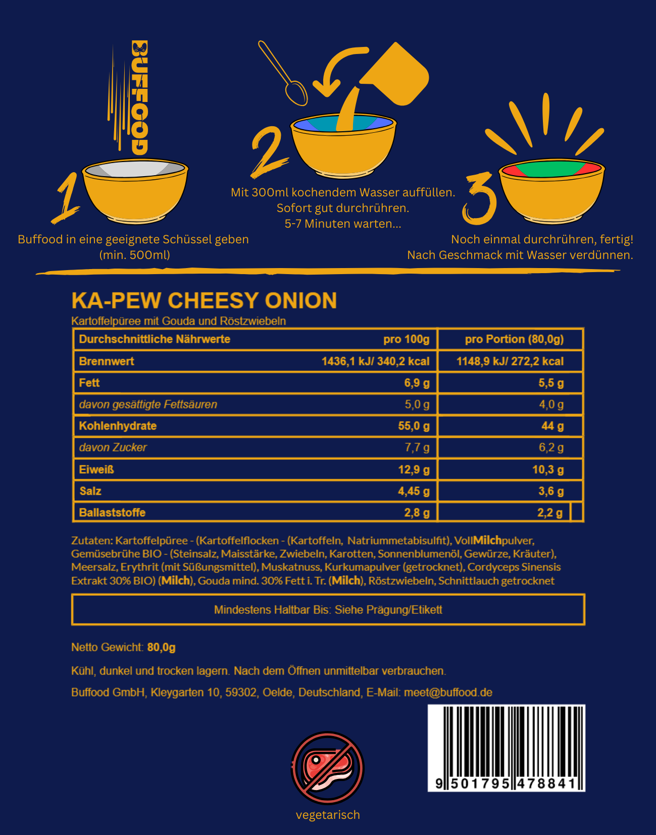 Buffood® Ka-Pew Cheesy Onion